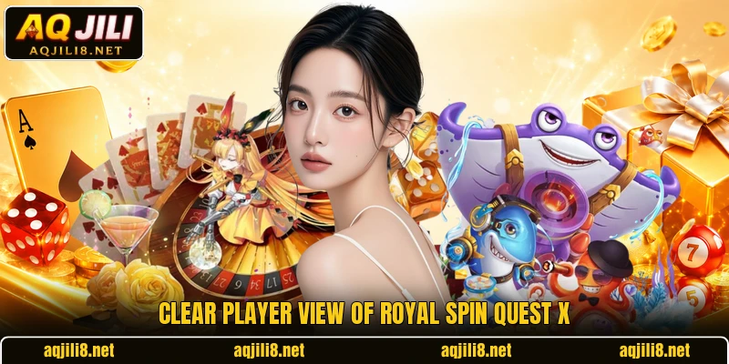 Clear player view of Royal Spin Quest X