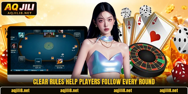 Clear rules help players follow every round