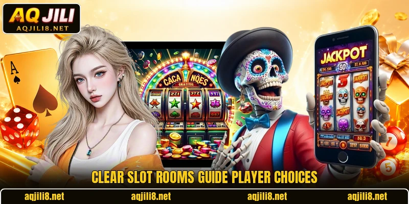 Clear slot rooms guide player choices