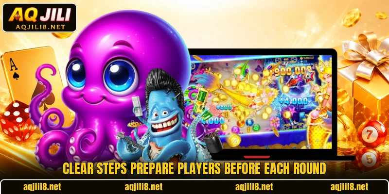 Clear steps prepare players before each round