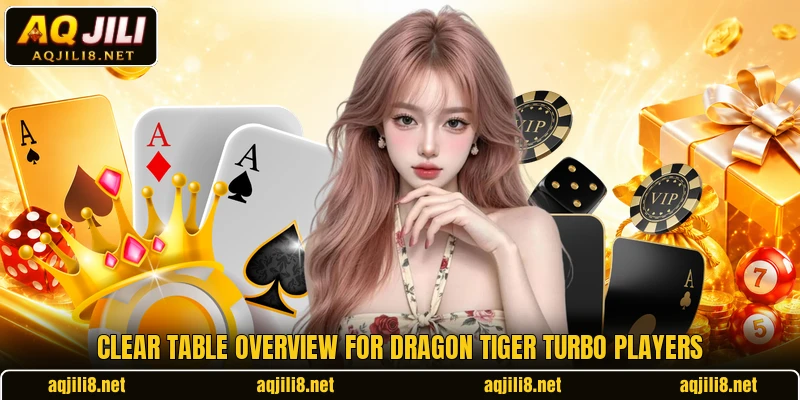 Clear table overview for Dragon Tiger Turbo players