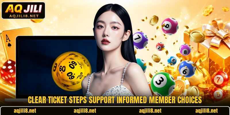 Clear ticket steps support informed member choices
