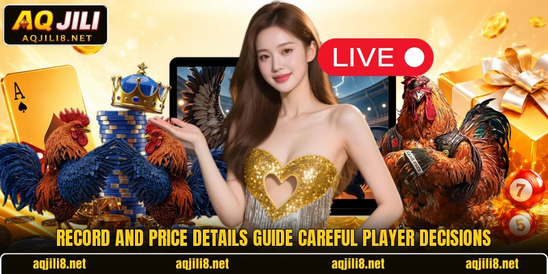 Record and price details guide careful player decisions