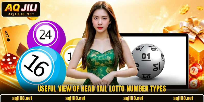 Useful view of head tail lotto number types